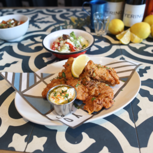 COUNTRY-style Fried Lamb.